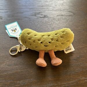 Jellycat Plush Pickle Keychain